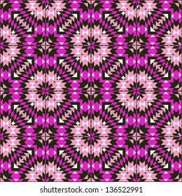 Ethnic geometric seamless pattern ornamental print design