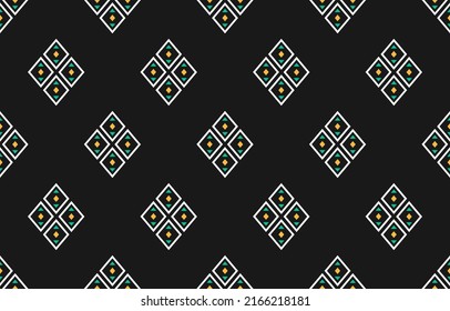 Ethnic geometric seamless pattern traditional. Beautiful fabric tribal style. Design for background, wallpaper, illustration, fabric, clothing, carpet, textile, batik, embroidery.