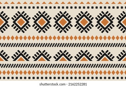 Patrón geométrico étnico sin costuras. Estilo tribal. fondo, papel pintado, ilustración, tela, ropa, alfombra, textil, batik, bordado.