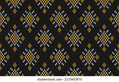Ethnische geometrische nahtlose Muster in Stämmen. Fabric ethnischer Azteken-Stil. Design für Hintergrund, Tapete, Illustration, Stoff, Kleidung, Teppich, Textilien, Batik, Stickereien.