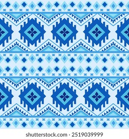 Ethnic geometric seamless Pattern in tribal, folk embroidery abstract art fabric beutiful textile motifs geometric vector traditional
