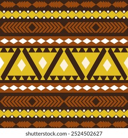  Ethnic geometric seamless Pattern in tribal, folk embroidery abstract art fabric textile motifs geometric vector traditional navajo