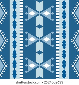  Ethnic geometric seamless Pattern in tribal, folk embroidery abstract art fabric textile motifs geometric vector traditional navajo