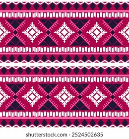  Ethnic geometric seamless Pattern in tribal, folk embroidery abstract art fabric textile motifs geometric vector traditional navajo