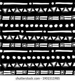 ethnic geometric shapes pattern design