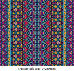 ethnic geometric striped seamless tribal  pattern for cloth,  digital paper and fabric 