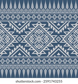 Ethnic geometric stripes pattern. Vector ethnic aztec geometric stripes vintage color seamless pattern background. Use for fabric, textile, ethnic interior decoration elements, upholstery, wrapping