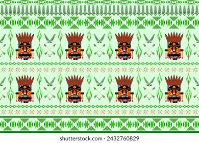 Ethnische geometrische traditionelle nahtlose Muster. Native orientalische Aztec-Stil-Design für Stoff, Elemente, Stickerei, Kleidung, Tapete, Druck, Textur, Textil, Rand, Interieur, Design, Mode