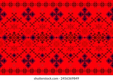 Ethnic geometric traditional seamless pattern. Native Aztec style design for fabric, clothing, texture, textile, elements, embroidery, ornaments, wallpaper, interior, home decor, decoration