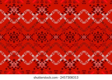 Ethnic geometric traditional seamless pattern. Native Aztec style design for fabric, clothing, elements, texture, textile, ornaments, embroidery, background, illustrations, home decor, decoration
