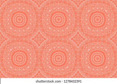 Ethnic geometric vector seamless pattern. Hand drawn ornaments, patterns.