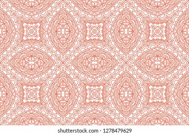 Ethnic geometric vector seamless pattern. Hand drawn ornaments, patterns.