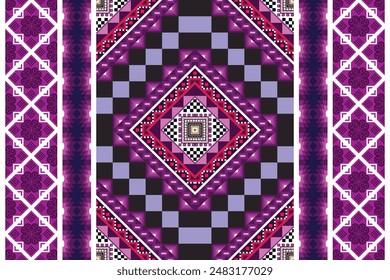 Ethnic geometric Vector seamless pattern.Navajo tribal
Boho geometric ornament.ethnic tribal pattern.Cross Stitch Embroidery. 
Designed for use as a background 
or printed on fabric including product.