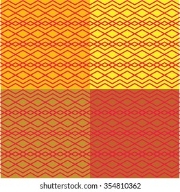 ethnic geometrical background set