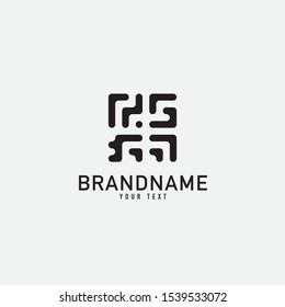 Ethnic geometrical logo. Tribal mexican aztec american triangle indian shapes and forms vector decoration