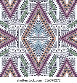 Ethnic geometrical pattern, tribal  background