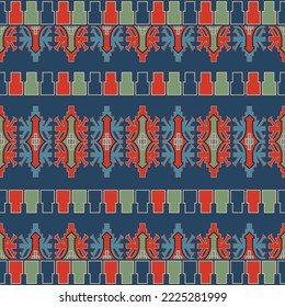 Ethnic geometry, seamless patterns. Aztec Seamless Pattern Design Curtains Backgrounds Carpet Wallpaper Clothing Wraps Batik Fabrics