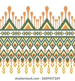 Ethnic graphic design, Native American tribal fabrics, geometric shapes used in weaving, rugs, wallpapers, shawls, batik, embroidery illustrations, seamless patterns with abstract floral vectors.