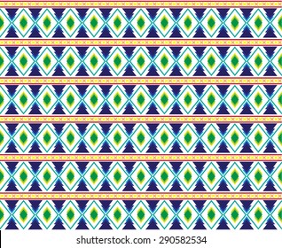 ethnic green tone background pattern