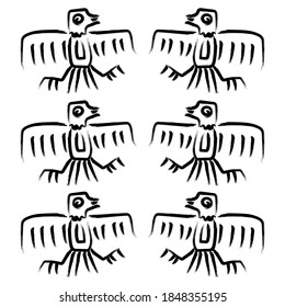 Ethnic handmade ornament, seamless pattern design. Seamless hand drawn pattern with ethnic and tribal ornament.