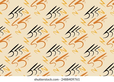 Ethnisches handgefertigtes Ornament, nahtloses Muster für Ihr Design