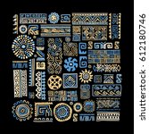 Ethnic handmade ornament for your design