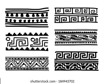 Ethnic handmade ornament for your design