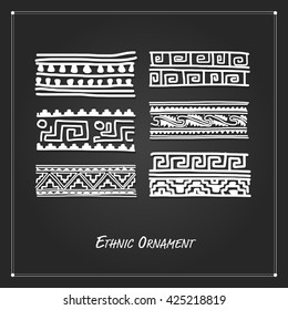 Ethnic handmade ornament for your design