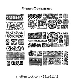 Ethnic handmade ornament for your design