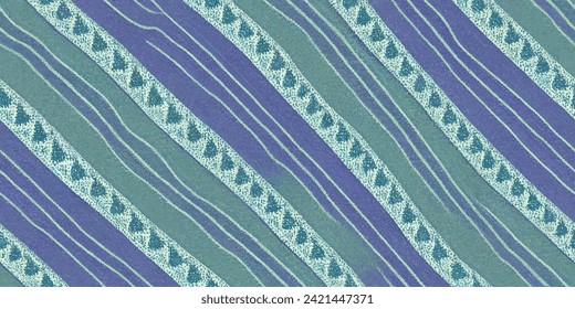 Ethnic Ikat abstract background art. Motif ethnic handmade beautiful Ikat art.Ikat ethnic tribal, boho colors seamless wallpaper. Illustration for greeting cards, printing and other design project.