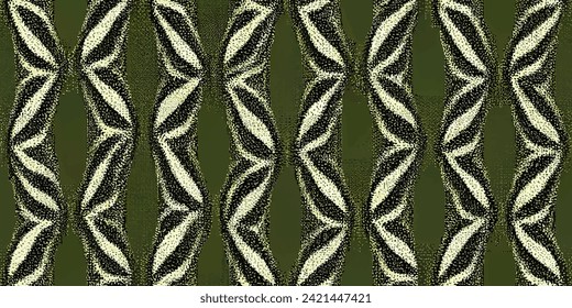 Ethnic Ikat abstract background art. Motif ethnic handmade beautiful Ikat art.Ikat ethnic tribal, boho colors seamless wallpaper. Illustration for greeting cards, printing and other design project.