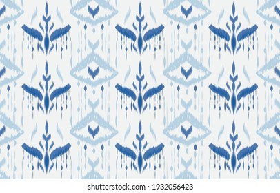 Ethnische kat-abstrakte Muster. Nahtlose Muster in Stamm, Folkstickerei, hellblaue Farbe. Azteken-Ornament-Druck.Design für Teppiche, Tapeten, Bekleidung, Umhüllung, Stoff, Deckung, Textilien