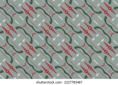 Ethnic ikat Aztec batik textile seamless pattern digital vector design for Print saree Kurti Borneo Fabric border brush symbols swatches stylish