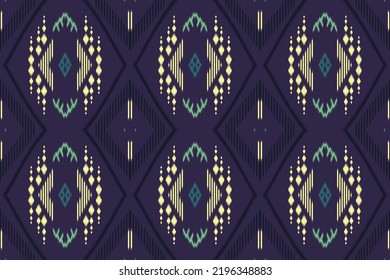Ethnic Ikat Aztec fabric African art. Seamless pattern in tribal, folk embroidery, Navajo traditional Mexican style. Aztec geometric art ornament print.Design for carpet, wallpaper, clothing, wrapping