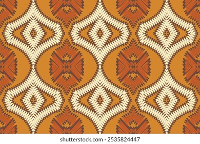 Ethnic ikat beautiful seamless pattern. Mexican striped style. Native traditional. Design for background, wallpaper, vector illustration, fabric, clothing, batik, carpet, embroidery.