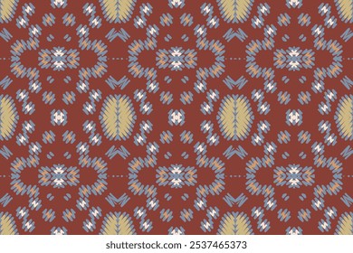 Ethnic ikat beautiful seamless pattern. Mexican striped style. Native traditional. Design for background, wallpaper, vector illustration, fabric, clothing, batik, carpet, embroidery.