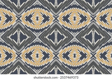 Ethnic ikat beautiful seamless pattern. Mexican striped style. Native traditional. Design for background, wallpaper, vector illustration, fabric, clothing, batik, carpet, embroidery.
