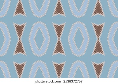 Ethnic ikat beautiful seamless pattern. Mexican striped style. Native traditional. Design for background, wallpaper, vector illustration, fabric, clothing, batik, carpet, embroidery.