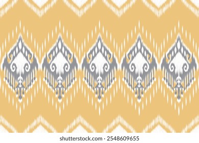 Ethnic ikat beautiful seamless pattern. Native traditional. Design for background, wallpaper, vector illustration, fabric, clothing, batik, carpet, embroidery.