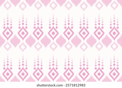 Ethnic ikat beautiful seamless pattern. Native traditional. Design for background, wallpaper, vector illustration, fabric, clothing, batik, carpet, embroidery.