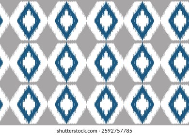 Ethnic ikat beautiful seamless pattern. Native traditional. Design for background, wallpaper, vector illustration, fabric, clothing, batik, carpet, embroidery.