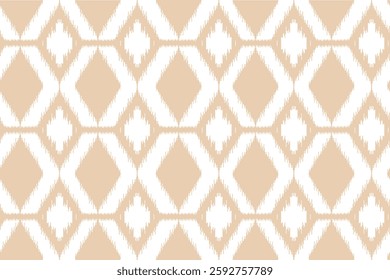 Ethnic ikat beautiful seamless pattern. Native traditional. Design for background, wallpaper, vector illustration, fabric, clothing, batik, carpet, embroidery.