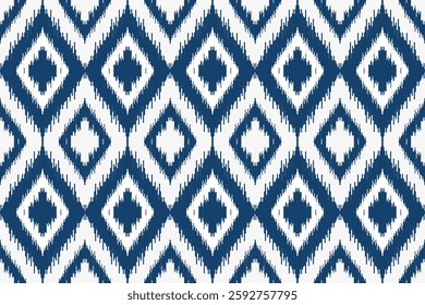 Ethnic ikat beautiful seamless pattern. Native traditional. Design for background, wallpaper, vector illustration, fabric, clothing, batik, carpet, embroidery.