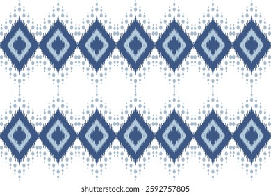 Ethnic ikat beautiful seamless pattern. Native traditional. Design for background, wallpaper, vector illustration, fabric, clothing, batik, carpet, embroidery.