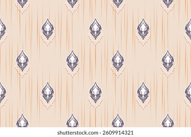 Ethnic ikat beautiful seamless pattern. Native traditional. Design for background, wallpaper, vector illustration, fabric, clothing, batik, carpet, embroidery.