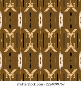 Ethnic ikat chevron batik textile seamless pattern digital vector design for Print saree Kurti Borneo Fabric border brush symbols swatches stylish