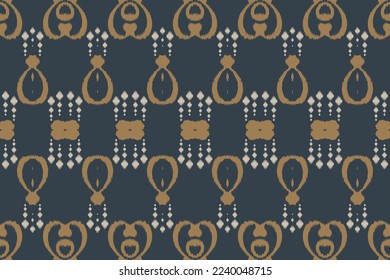 Diseño vectorial digital de patrón transparente textil quimero de ikat de origen étnico chevron para Print saree Kurti Borneo Tejidos símbolos de pincel de borde pantanos elegantes