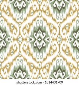 Ethnic ikat chevron pattern background Traditional pattern on the fabric in Indonesia and other Asian countries
