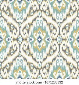 Ethnic ikat chevron pattern background Traditional pattern on the fabric in Indonesia and other Asian countries