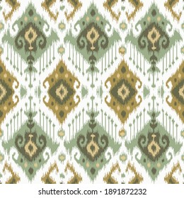 
Ethnic ikat chevron pattern background Traditional pattern on the fabric in Indonesia and other Asian countries.